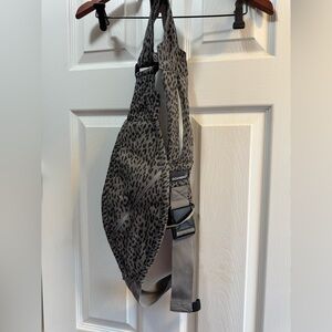 Grey Leopard Print Toddler Sling